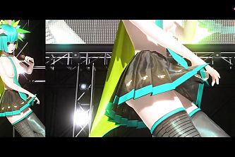 Cute Miku Dancing + Camera Angle On Pussy (3D HENTAI)