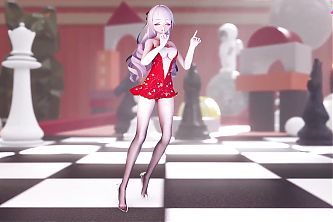 Cutie In Dress And Long Legs Dancing (3D HENTAI)
