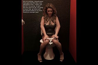 AWAM - Sophia Fucking in Toilet 3d hentai